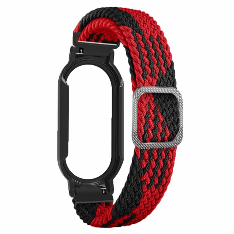 Rigtigt Skøn Nylon Rem passer til Xiaomi Smart Band 8 - Rød#serie_7