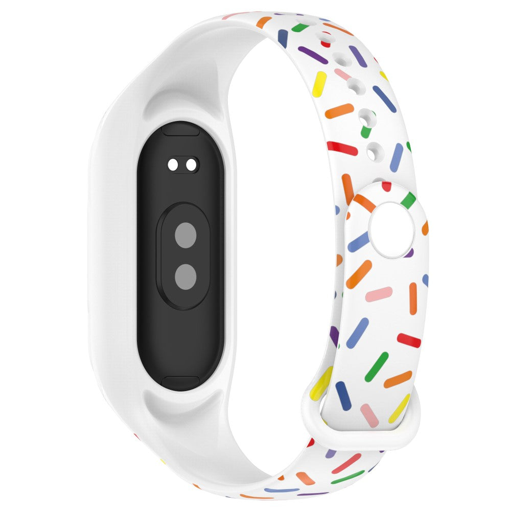 Rigtigt Godt Silikone Rem passer til Huawei Band 8 - Hvid#serie_2