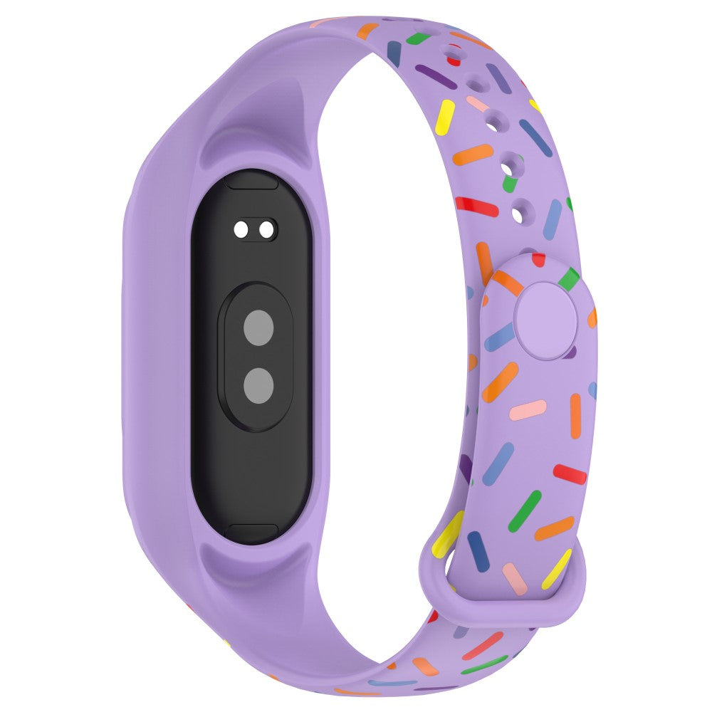 Rigtigt Godt Silikone Rem passer til Huawei Band 8 - Lilla#serie_7