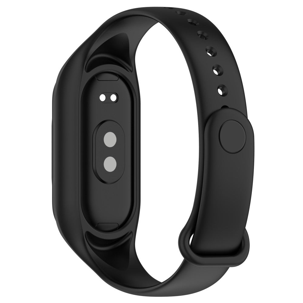 Alle Tiders Silikone Rem passer til Xiaomi Smart Band 8 - Sort#serie_1