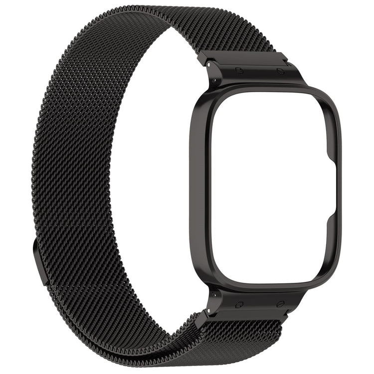 Metal Og Plastik Universal Rem passer til Xiaomi Redmi Watch 3 Active / Xiaomi Mi Watch Lite 3 - Sort#serie_1