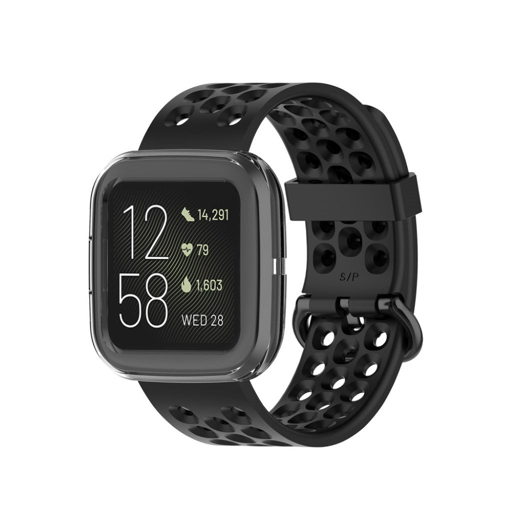 Super Godt Fitbit Versa 2 Silikone Cover - Hvid#serie_3