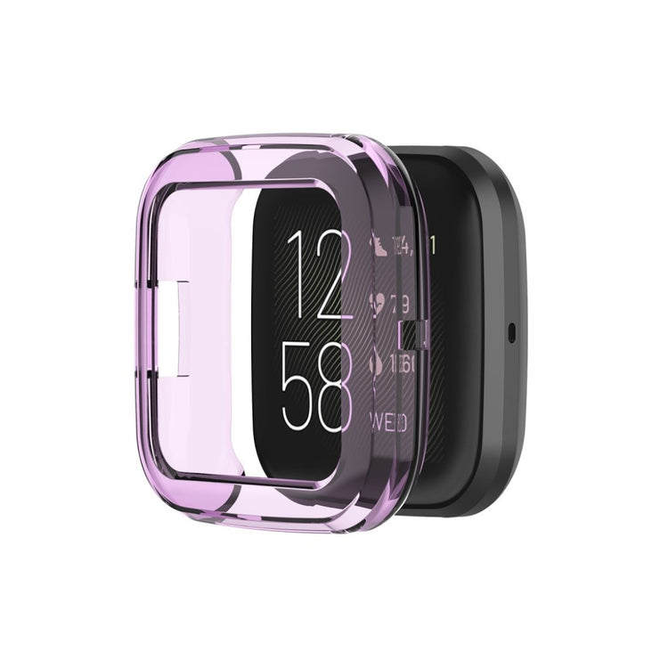 Super Godt Fitbit Versa 2 Silikone Cover - Lilla#serie_6