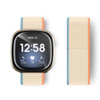 Fitbit Sense / Versa 3 nylon strap - Milky White