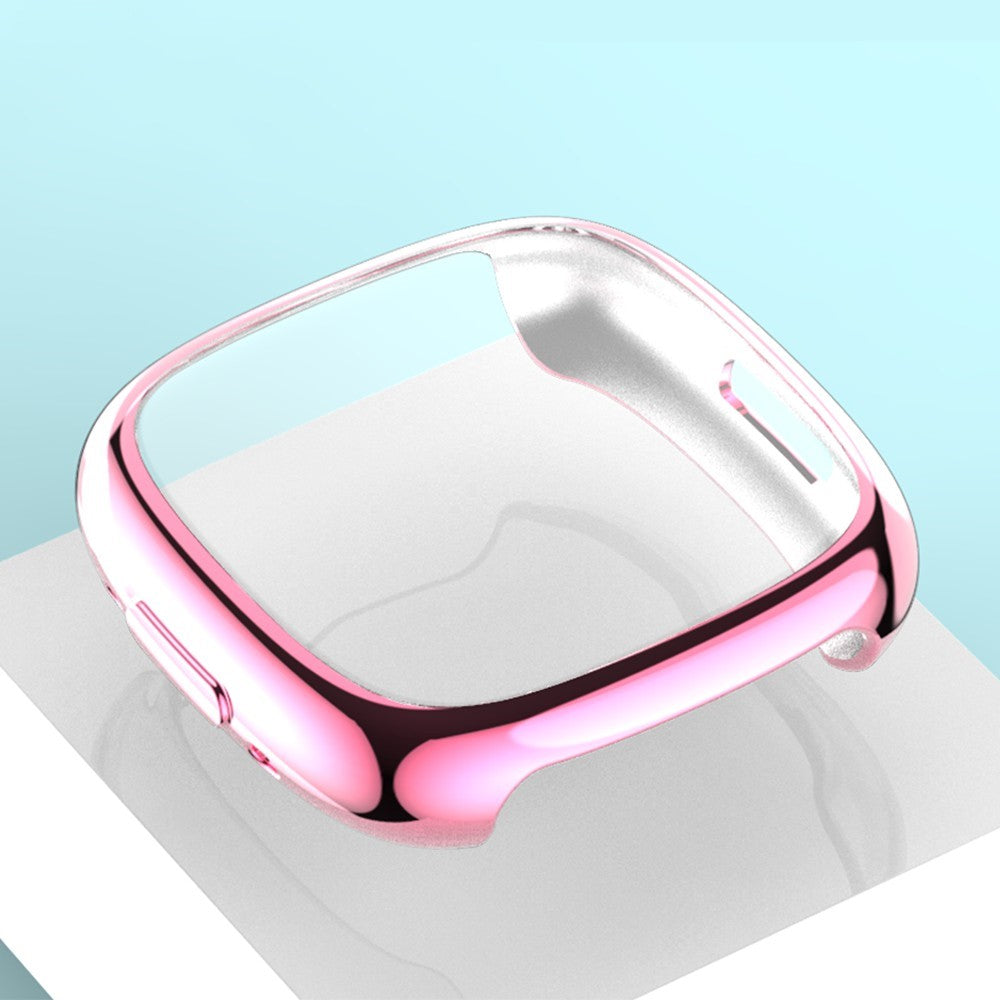 Super Godt Silikone Cover til Fitbit Versa 4 - Pink#serie_4