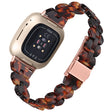 Fitbit Sense 2 / Versa 4 resin strap - Tortoiseshell Color