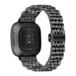 7 bead décor stainless steel strap for Fitbit Sense 2 / Versa 4