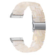 Fitbit Sense 2 / Versa 4 resin style strap - Marble / Red