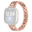 Fitbit Sense 2 / Versa 4 rhinestone décor stainless steel strap