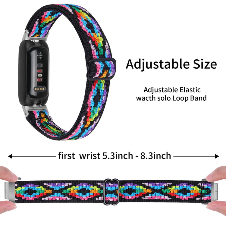 Skøn Nylon Rem passer til Fitbit Inspire 3 - Flerfarvet#serie_4