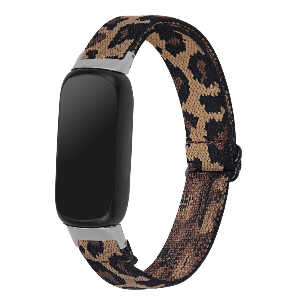 Skøn Nylon Rem passer til Fitbit Inspire 3 - Brun#serie_8