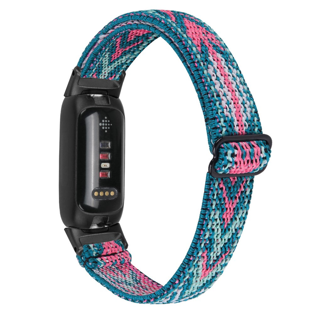 Fantastisk Metal Og Nylon Rem passer til Fitbit Inspire 3 - Flerfarvet#serie_6