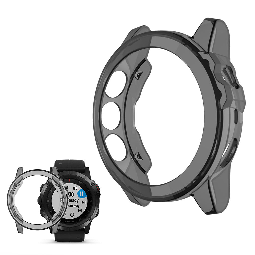 Meget Fint Garmin Fenix 5 Silikone Cover - Sort#serie_1