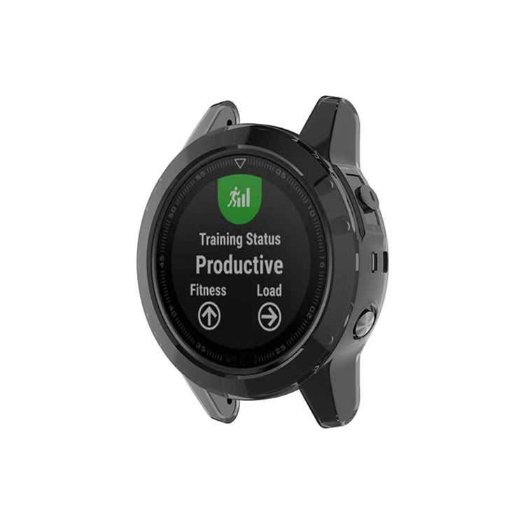 Meget Fint Silikone Cover til Garmin Fenix 5 / Garmin Fenix 5 Plus - Sort#serie_3