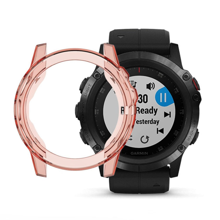 Super Godt Garmin Fenix 5X Silikone Cover - Rød#serie_4