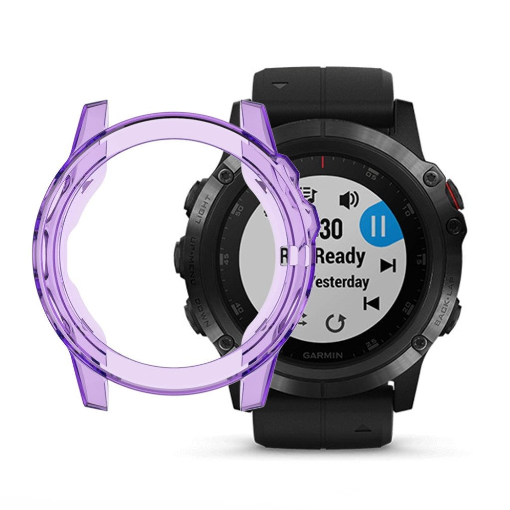 Super Godt Garmin Fenix 5X Silikone Cover - Lilla#serie_6