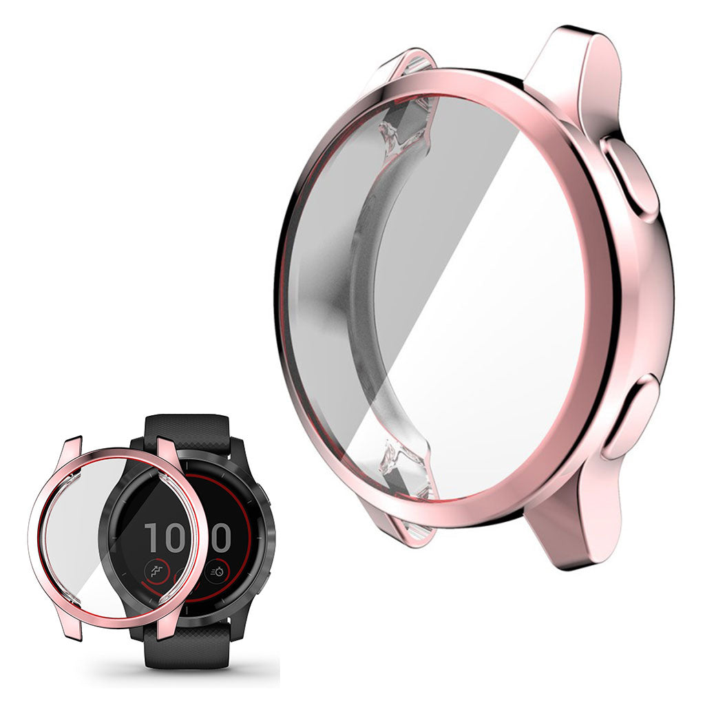 Rigtigt Godt Silikone Cover til Garmin Venu 2S / Garmin Vivoactive 4S - Pink#serie_2