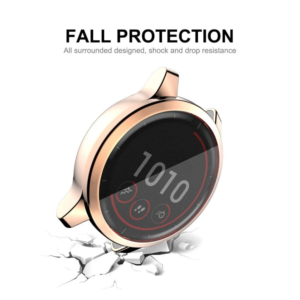 Rigtigt Godt Silikone Cover til Garmin Venu 2S / Garmin Vivoactive 4S - Guld#serie_3