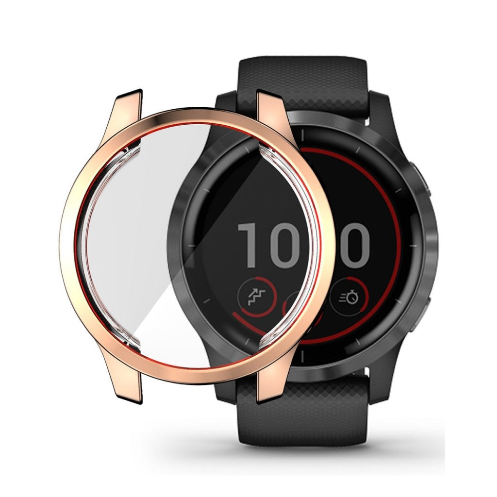 Mega Godt Silikone Cover til Garmin Venu 2 / Garmin Vivoactive 4 - Guld#serie_3
