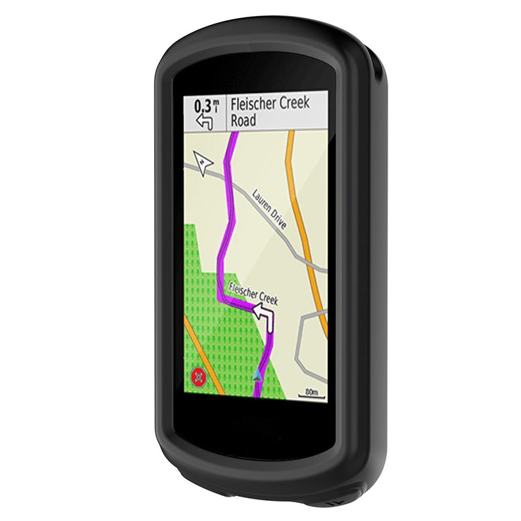 Beskyttende Silikone Cover til Garmin Edge 1030 Plus / Garmin Edge 1030 - Sort#serie_1