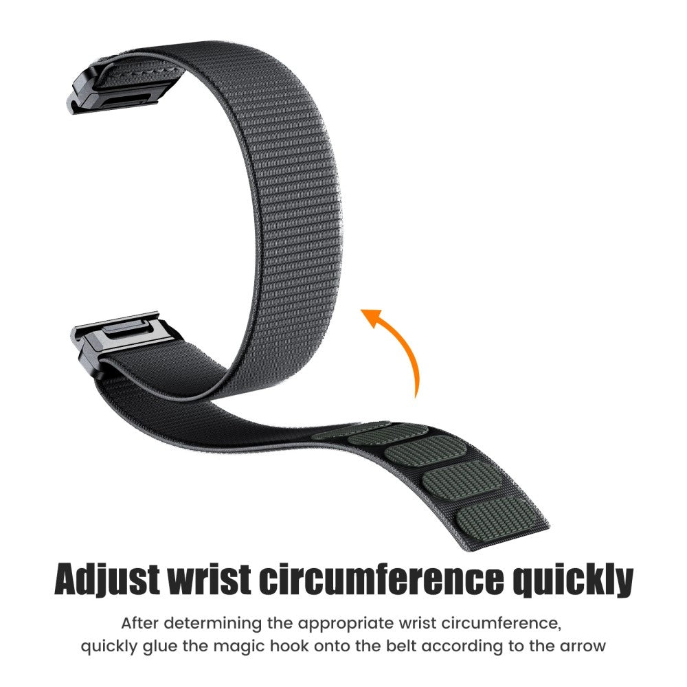 Meget Fed Nylon Universal Rem passer til Smartwatch - Lilla#serie_6