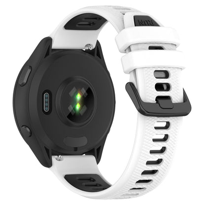 Super Nydelig Silikone Rem passer til Garmin Forerunner 265 - Hvid#serie_5