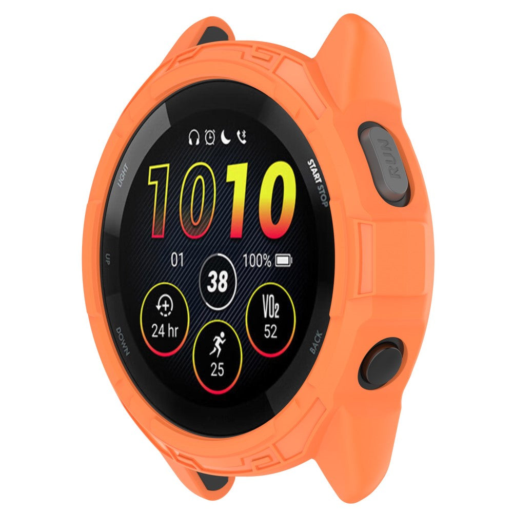 Beskyttende Silikone Bumper passer til Garmin Forerunner 265S - Orange#serie_1