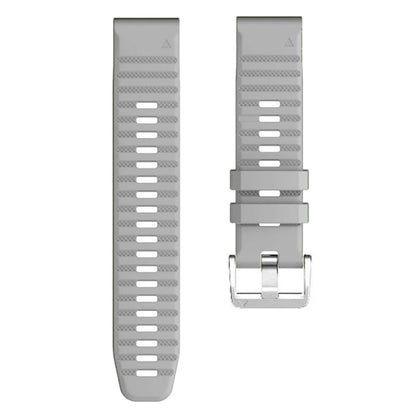 Helt Vildt Flot Silikone Universal Rem passer til Smartwatch - Sølv#serie_8