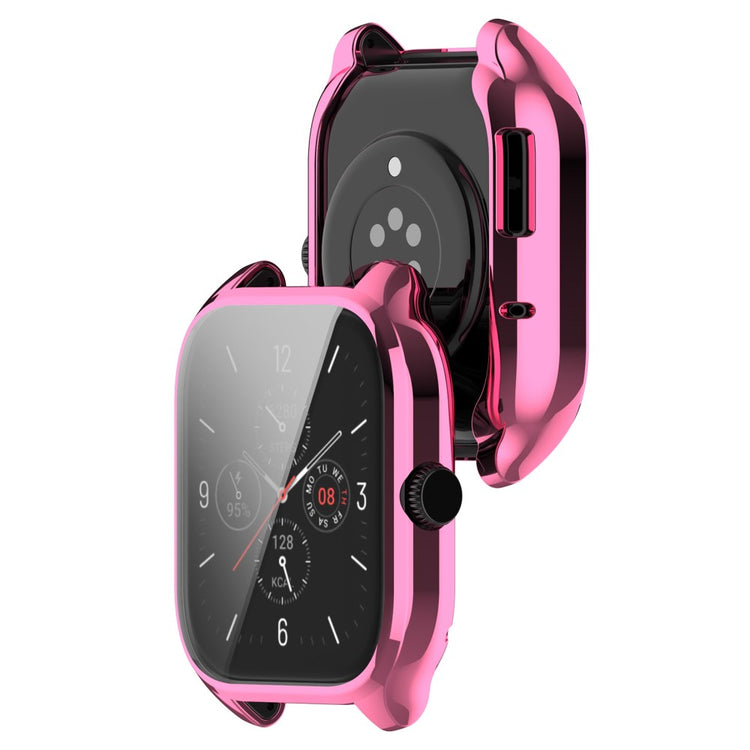 Super Flot Amazfit GTS 4 Silikone Cover - Pink#serie_2