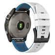 22mm dual-color honeycomb style silicone strap for Amazfit / Garmin / Coros watch - Lime+Black