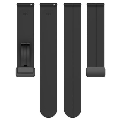 Mega Sejt Silikone Universal Rem passer til Smartwatch - Sort#serie_1