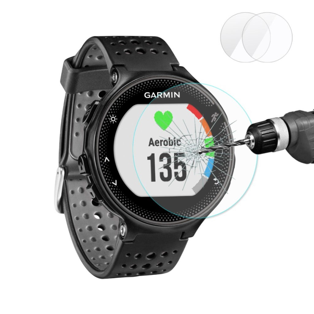 Garmin Forerunner 235 Hærdet Glas  0.2mm Skærmbeskytter - Gennemsigtig#serie_011