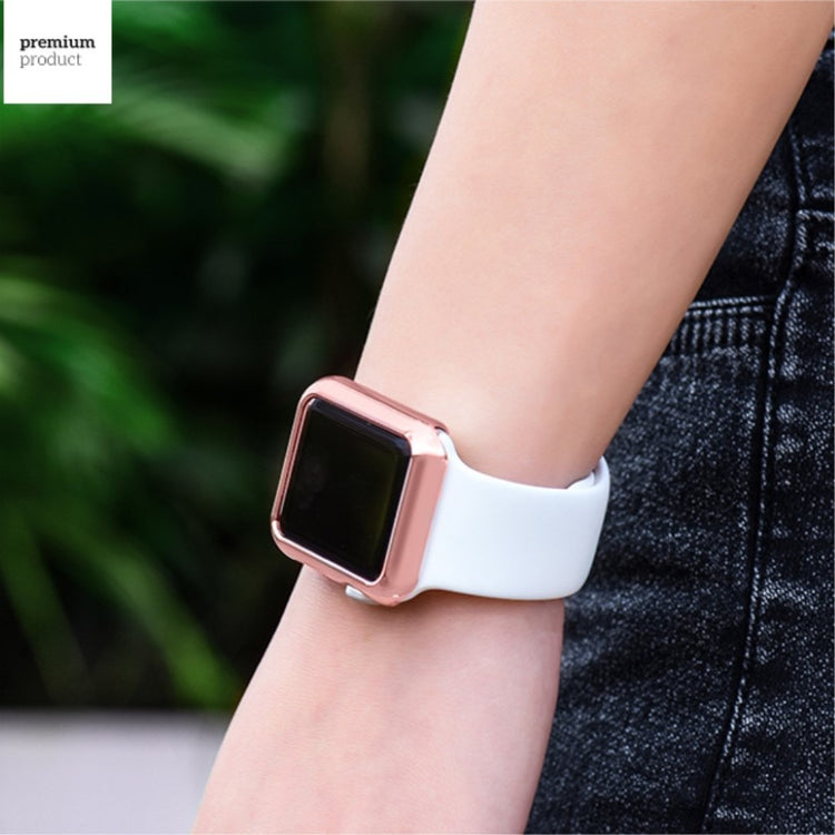 Beskyttende Apple Watch Series 1-3 38mm Plastik Cover - Pink#serie_1