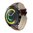Remarquablement résistante, la sangle en cuir véritable de la Samsung Gear Sport.