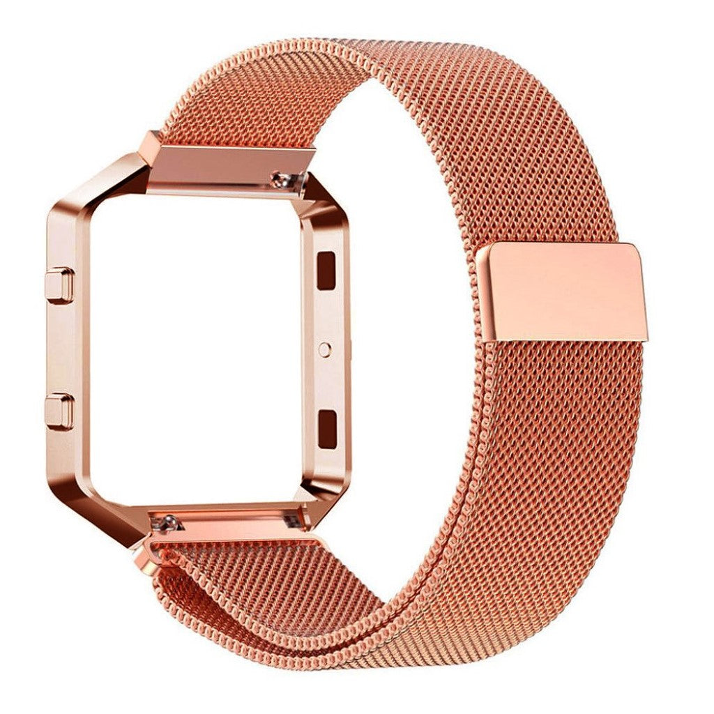 Super kønt Fitbit Blaze Metal Rem - Pink#serie_7