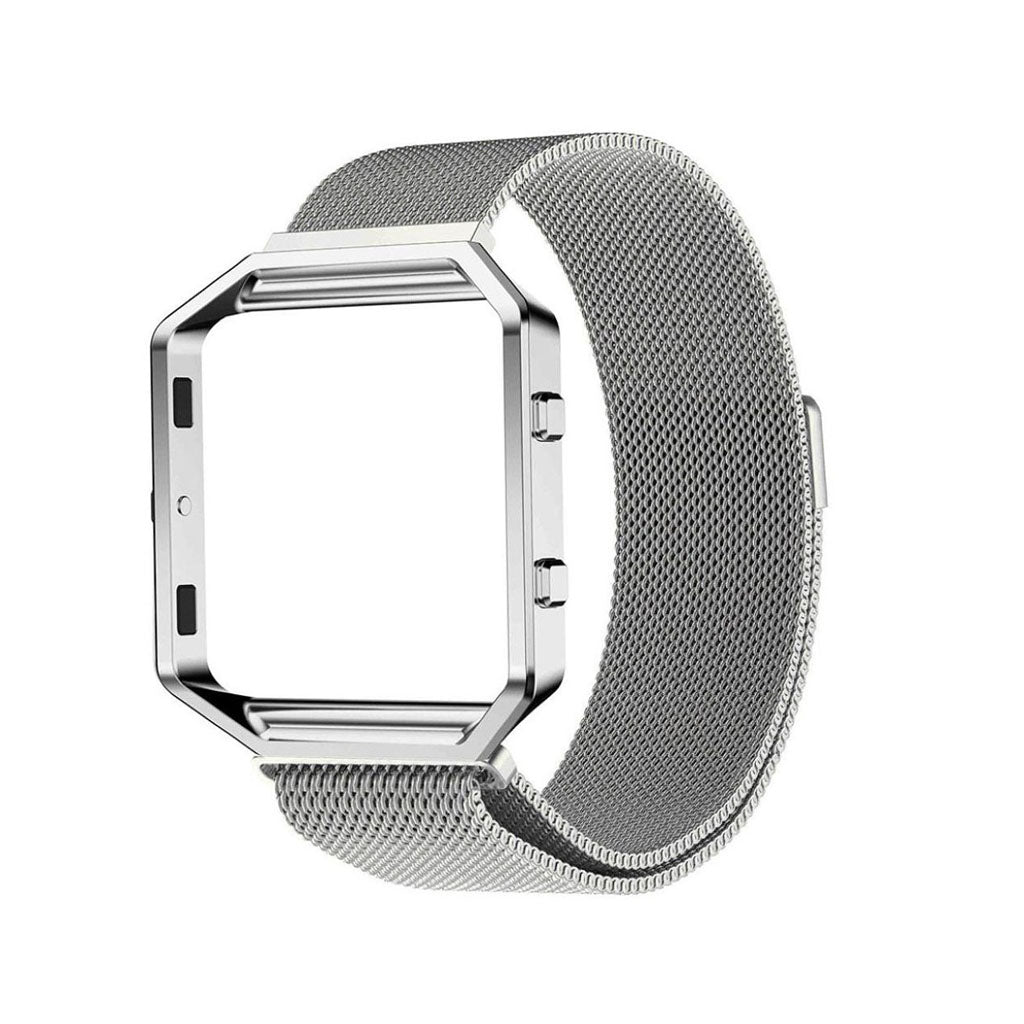 Super kønt Fitbit Blaze Metal Rem - Sølv#serie_9