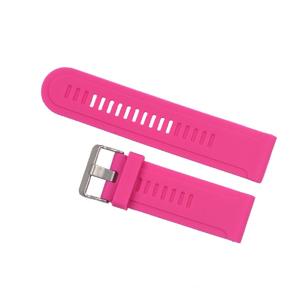 Rigtigt skøn Garmin Fenix 3 Silikone Rem - Pink#serie_2