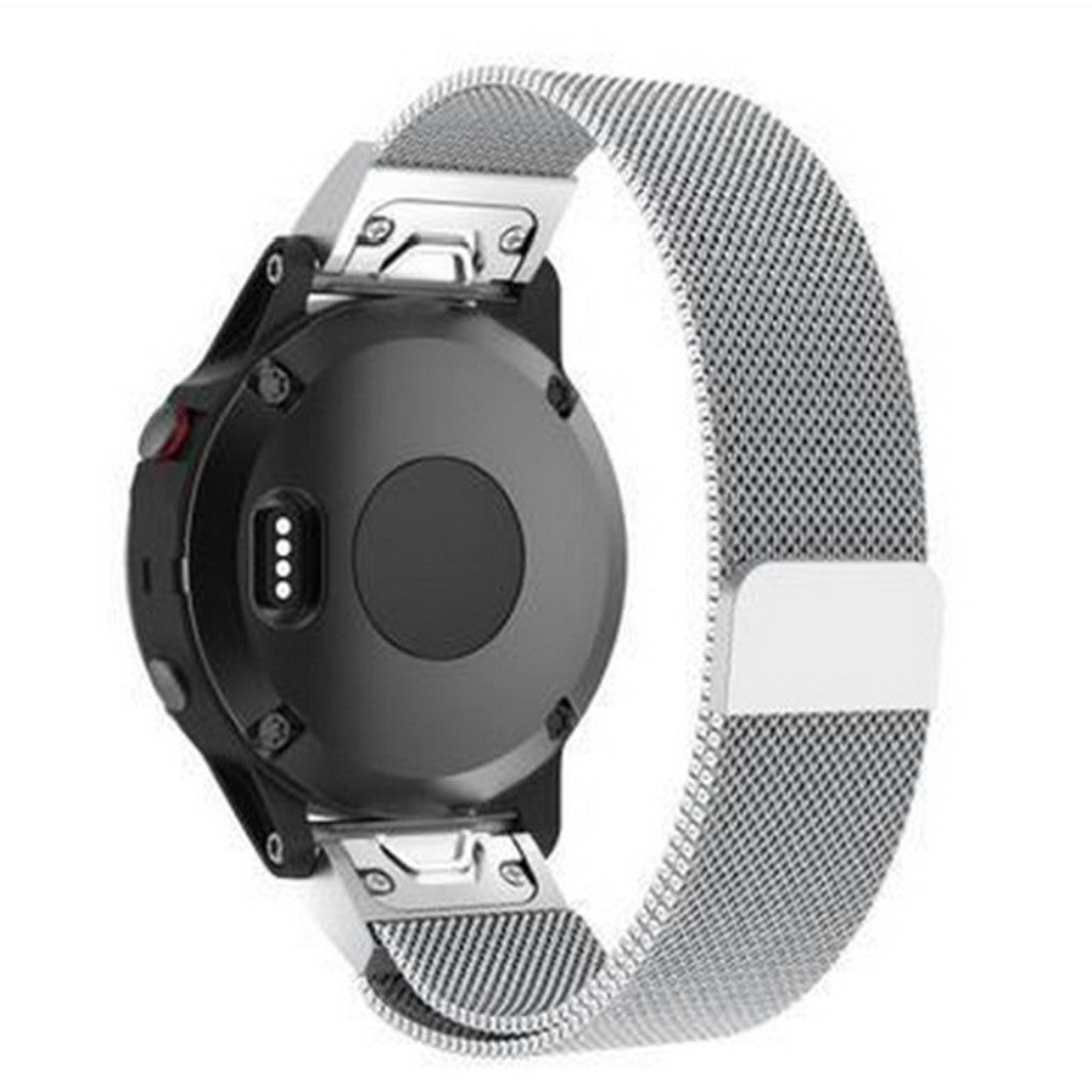 Super fint Garmin Fenix 5 Metal Rem - Sølv#serie_1