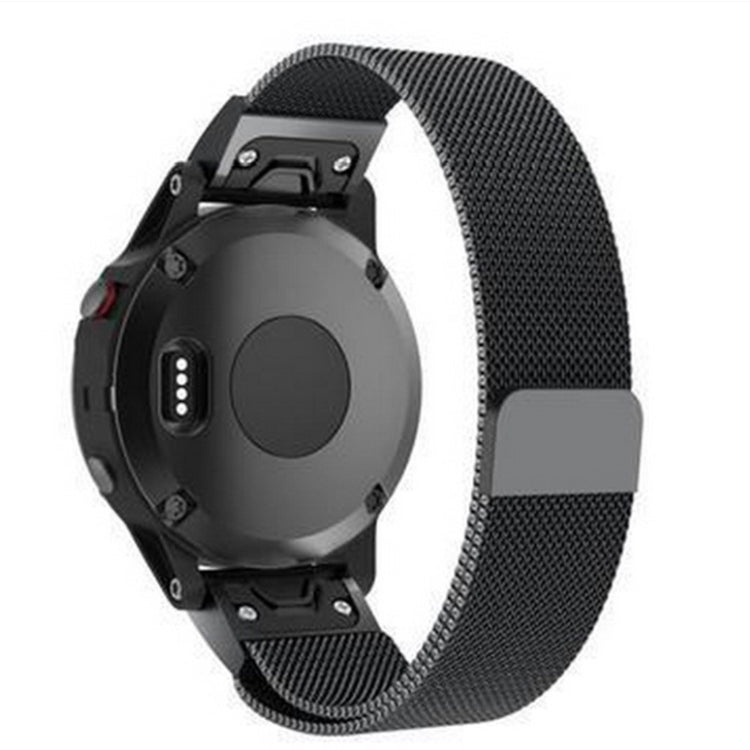 Super fint Garmin Fenix 5 Metal Rem - Sort#serie_2