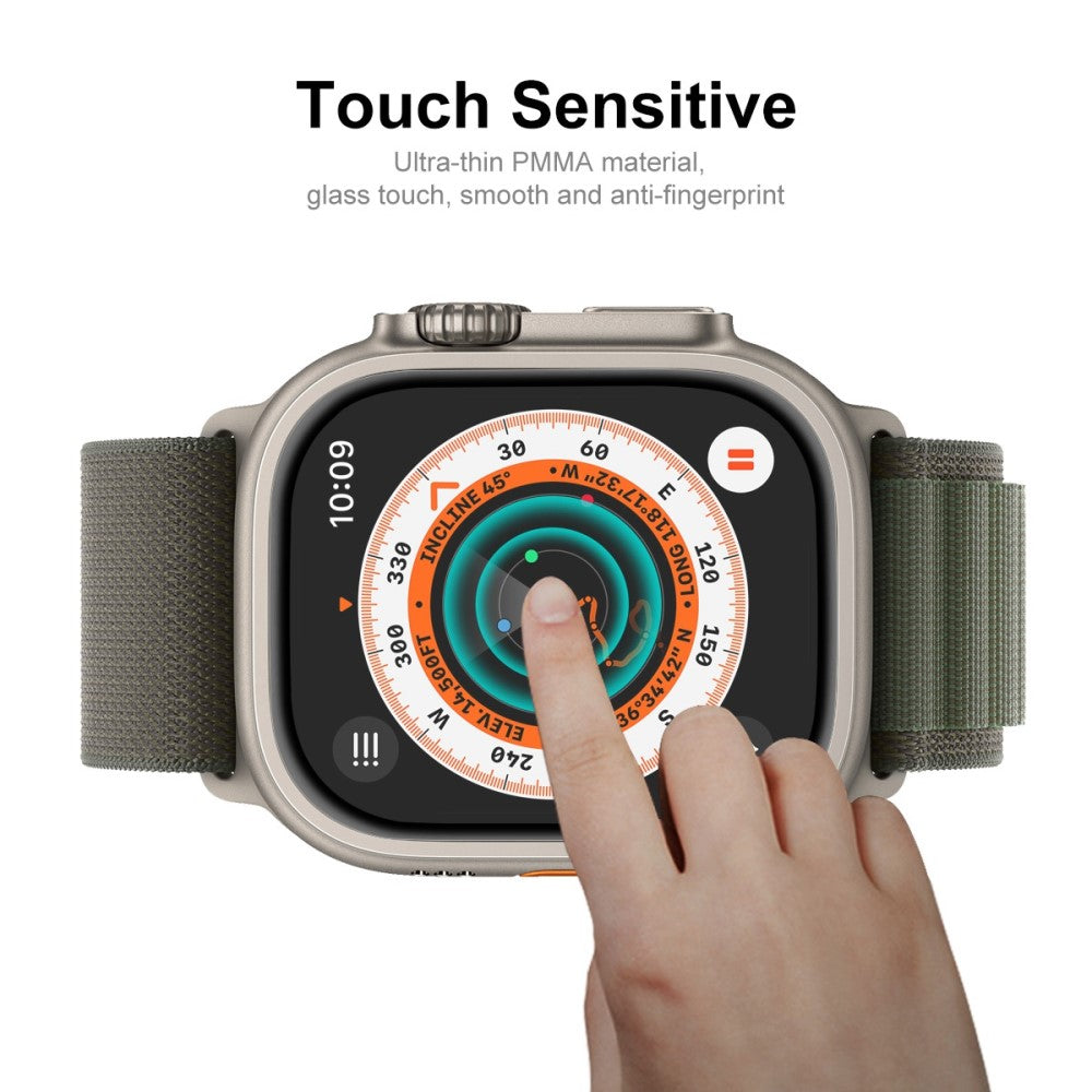 Apple Watch Ultra Plastik Skærmbeskytter - Gennemsigtig#serie_575