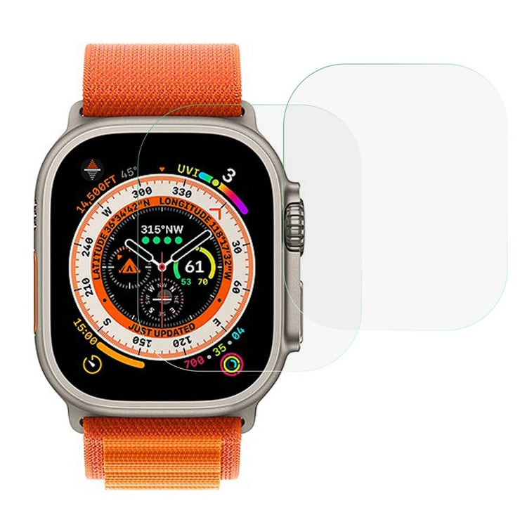 2stk Apple Watch Ultra Hærdet Glas Skærmbeskytter - Gennemsigtig#serie_577