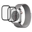 2pcs Apple Watch Series 8 (45mm) / Apple Watch Series 7 45mm Protection d'écran Universel HD en plastique.