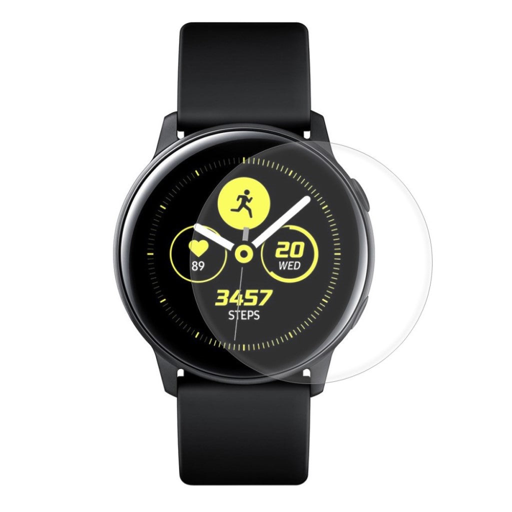 2stk Samsung Galaxy Watch Active Silikone Skærmbeskytter - Gennemsigtig#serie_341