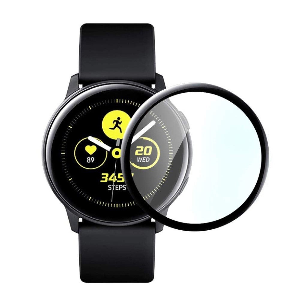 2stk Samsung Galaxy Watch Active Hærdet Glas Skærmbeskytter - Gennemsigtig#serie_348