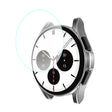 Coque de protection pour la Samsung Galaxy Watch 4 Classic (42mm) avec protection d'écran en silicone et verre trempé.