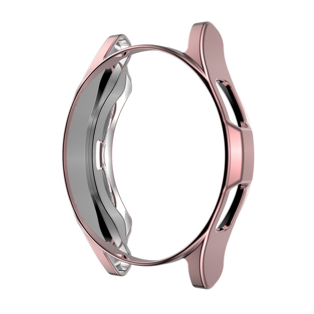 Meget Fed Samsung Galaxy Watch 4 Classic (42mm) Cover med Skærmbeskytter i Silikone og Hærdet Glas - Pink#serie_3