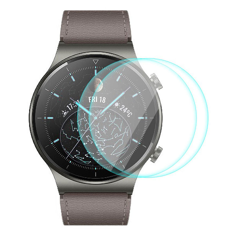 2stk Huawei Watch GT 2 Pro Hærdet Glas Skærmbeskytter - Gennemsigtig#serie_267