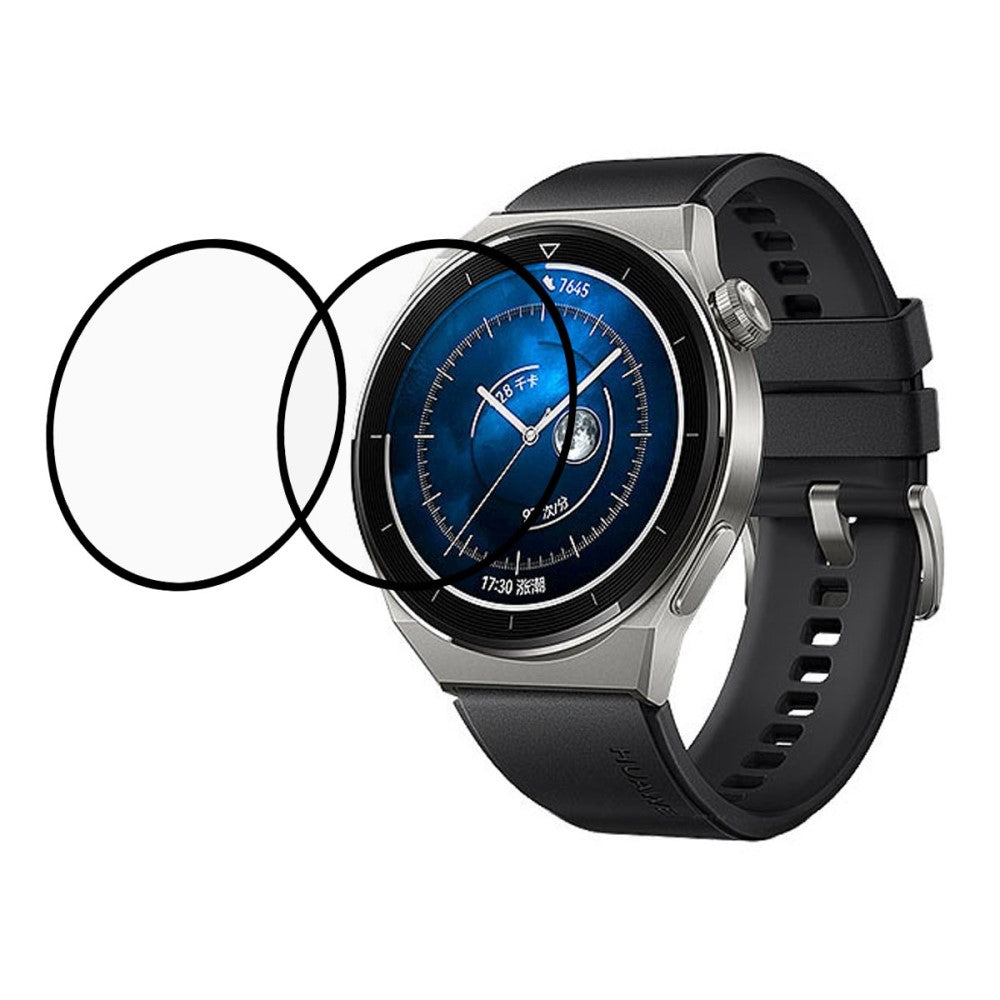 2stk Huawei Watch GT 3 Pro 43mm Hærdet Glas Skærmbeskytter - Gennemsigtig#serie_371