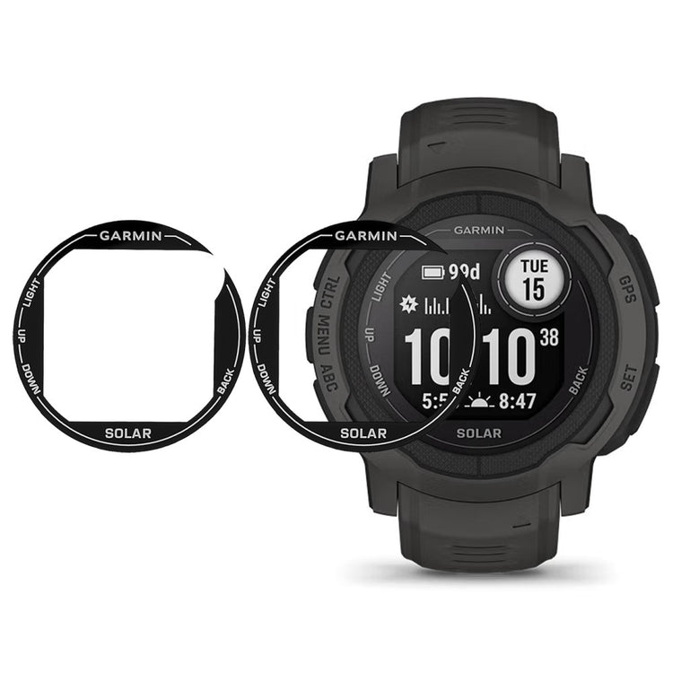 2stk Garmin Instinct 2 Plastik  HD Skærmbeskytter - Gennemsigtig#serie_205