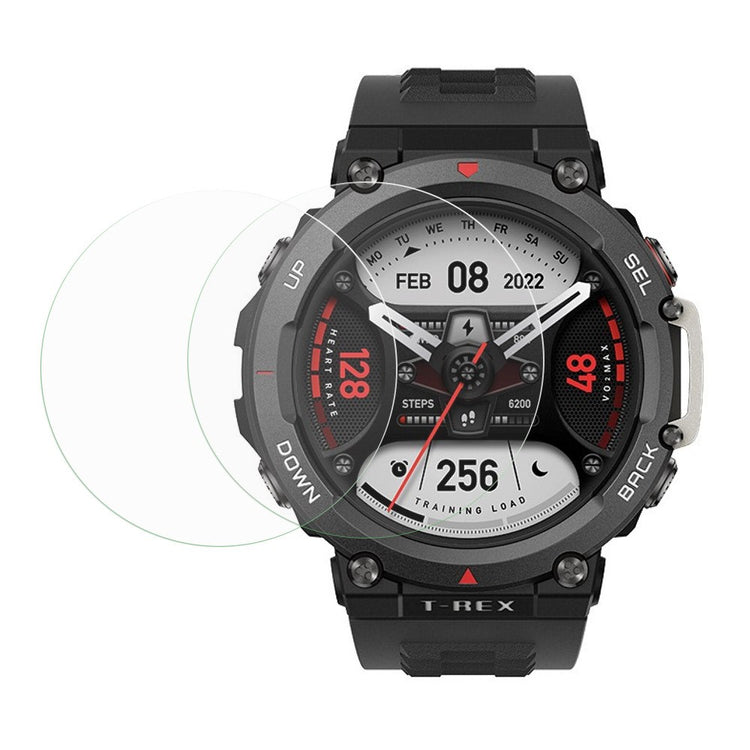 2stk Amazfit T-Rex 2 Hærdet Glas  HD Skærmbeskytter - Gennemsigtig#serie_3